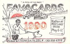 1990 Favacards National Postcard Week Rising Sun MD Peek at the Past Postcard 44 picture