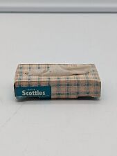 Vintage 1950s White SCOTTIES Tissues Dollhouse Size Sample Miniature Tissue Box picture