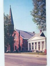 Unused Pre-1980 CHURCH SCENE Ballston Spa - Near Saratoga Springs NY 6/7 A7888 picture