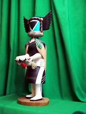 Hopi Kachina Doll - The Crow Mother by Davis Yaiva - Huge, Beautiful & Vintage picture
