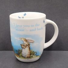 I Love You too the Moon and Back Porcelain Coffee Mug by Konitz  Bunny picture
