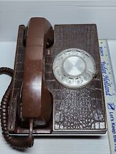 Vintage Western Electric Faux Alligator Rotary Dial Phone Untested picture
