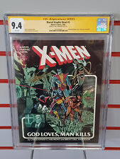 X-MEN: GOD LOVES, MAN KILLS GN (1982) SIGNED by CHRIS CLAREMONT ~ CGC 9.4 ~ WP picture