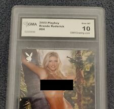 Brande Roderick, Playmate of the Year, 2003 Playboy, GMA Graded 10 GEM MT  picture