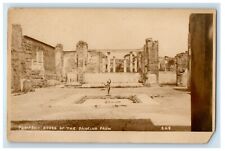 c1920's Pompeii Italy, House Of The Dancing Faun RPPC Photo Vintage Postcard picture