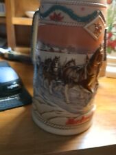 Budweiser 1996 Holiday Stein Holiday/Christmas Beer Mug picture