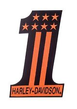 Harley Davidson #1 Large Patch - Harley Davidson Motorcycle Embroidery Patch picture