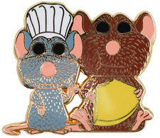 Pop Pin Disney Pixar's Ratatouille Remy and Emille Hard Enamel Pin picture