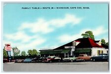 c1940 Family Table Route 28 Wareham Cape Cod Massachusetts MA Vintage Postcard picture