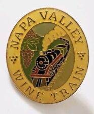 Vintage Napa Valley Wine Train Scenic Travel Souvenir Pin picture