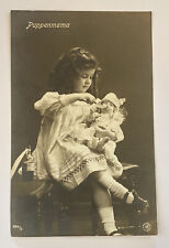 Vintage Postcard Little Girl with Doll “Puppenmama”  picture