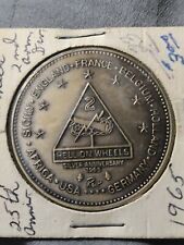 2nd Armored Division Hell On Wheels Silver Toned Army Challenge Coin picture