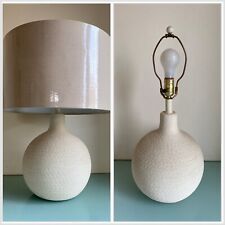 S+Mind Signed Ceramic Rope Lamp Mid Century Modern MCM Vintage 1975 picture