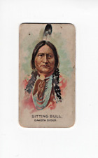 1888 N2 Allen & Ginter Tobacco Indian Chiefs Sitting Bull picture