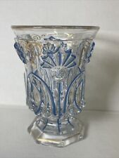 Charles X Restoration Period (1820-1830)  Pressed Glass Pedestal Cup picture