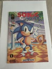 Sonic the Hedgehog #1 SEGA Mini Rare Promo Comic 1st App of Sonic Low Grade picture