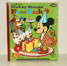 Mickey Mouse Piano Book vintage 1969 Jaymar Japan Walt Disney Productions picture