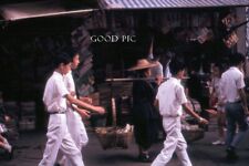 #J90- Vintage 35mm Slide Photo- Street Scene- Hong Kong- Young Men-  1970 picture