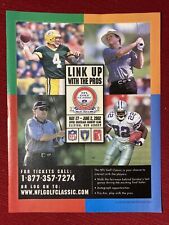 NFL Golf Golf Classic Emmitt Smith & Brett Favre 2002 Print Ad - Great to Frame picture