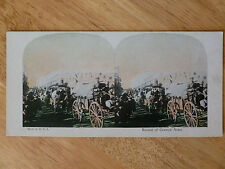 STEREOVIEW VIEW CARD - WW1 - Retreat of German Army picture