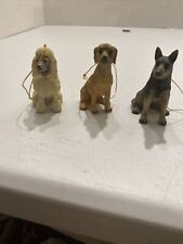Lot Of 3 Dogs No Box Christmas Tree Ornament JN picture