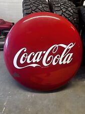 Vintage 36”x 36” Coca Cola Button. Good Condition. Pick Up  Or Arrange Shipping. picture