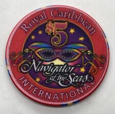 Navigator of the Seas Royal Caribbean International $5 Casino Chip 2003 picture
