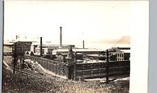 SING SING PRISON c1910 ossining ny postcard rppc westchester county jail yard picture