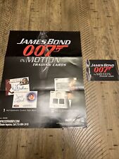 RITTENHOUSE - JAMES BOND 007 In Motion - Promo SELL SHEET + Card P1 picture