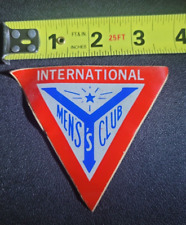 Vintage International Y's Mens' Club Applique/Patch/Sticker picture