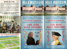 WD1  Vintage Brochure Wax Museum North Gate Miami   543a picture