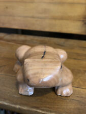 Solid stone carved frog. Heavy and hard stone picture