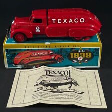 Ertl Texaco 1939 Dodge Airflow Locking Coin Bank with Key Die Cast MINT IN BOX picture