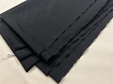 5yrds Black Wool Faille Fabric picture