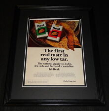 1978 Real Cigarettes 11x14 Framed ORIGINAL Vintage Advertisement picture