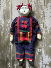 Vintage 26” Chinese Oriental Asian Doll picture