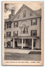 c1940 North Entrance Front Lord Jeffrey Exterior Amherst Massachusetts Postcard picture