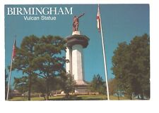 Vintage Postcard Birmingham Alabama USA Vulcan Statue Roman God Park Museum picture