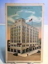 c1930 Price Building Exterior - Classic Cars - Road Mount Clemens, MI Postcard picture