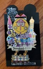 Disney DLR IT'S A SMALL WORLD 40th Anniversary  LE 3-D  Dangle Spinner Pin picture