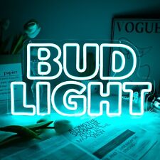 Bud Light Neon Sign, Dimmable Bar Decor for Man Cave, Home Bar, Club, Party picture
