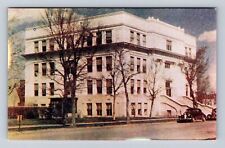Havre MT-Montana, Hill County Court House, Antique, Vintage Souvenir Postcard picture