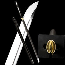 Japanese Samurai NINJA Sword Full Tang Battle Ready Sharp 9260 Spring Steel  picture
