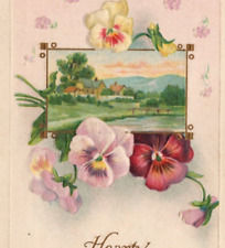 Flowers DB Vintage Postcard picture