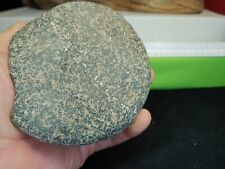 Authentic Native American Discoidal made of Speckled Granite. picture
