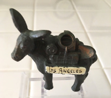 Vintage Cast Steel Donkey Los Angeles Made In Japan Old Antique Metal picture