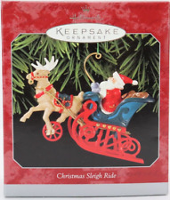 Hallmark Keepsake Ornament Christmas Seigh Ride Vintage 1998 picture
