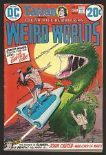 TARZAN... WEIRD WORLDS #2 - DC 1972 VF- JOHN CARTER -- WAR LORD OF MARS picture