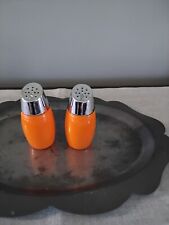 Vintage Gemco Orange Salt And Pepper Shakers  picture