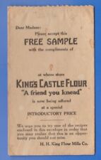 KING'S CASTLE FLOUR - FREE SAMPLE BAG - VINTAGE - picture